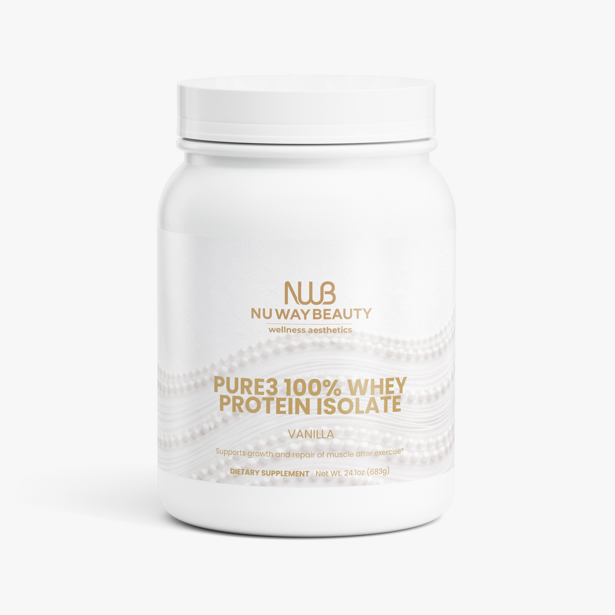 Pure3 100% Whey Protein Isolate (Vanilla)