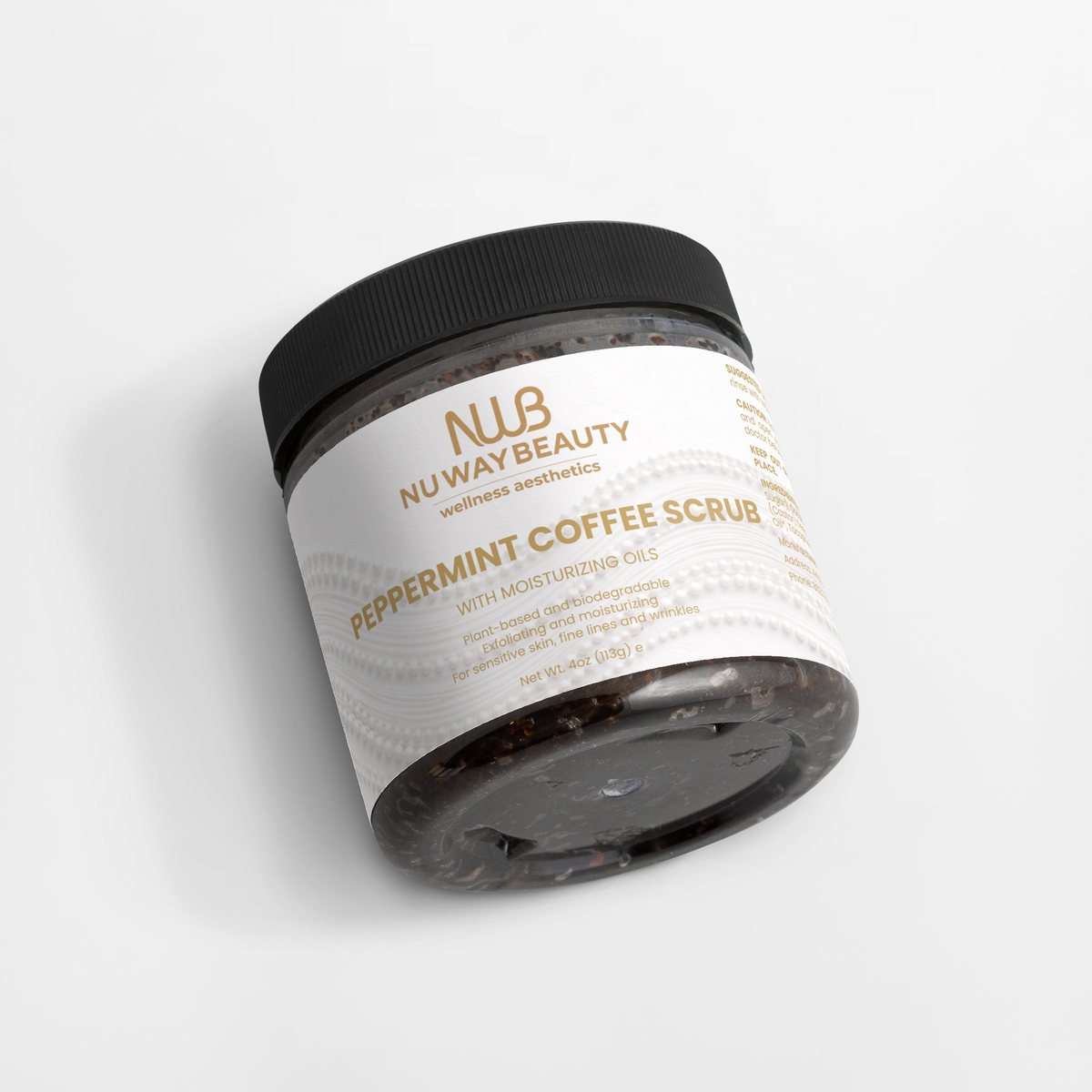 Peppermint Coffee Scrub