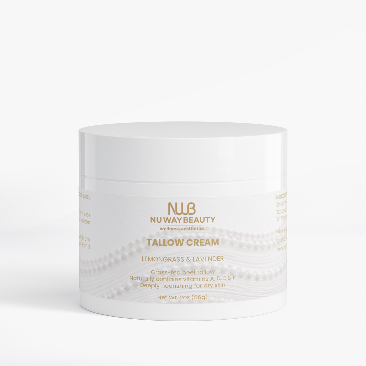 Tallow Cream Lemongrass & Lavender