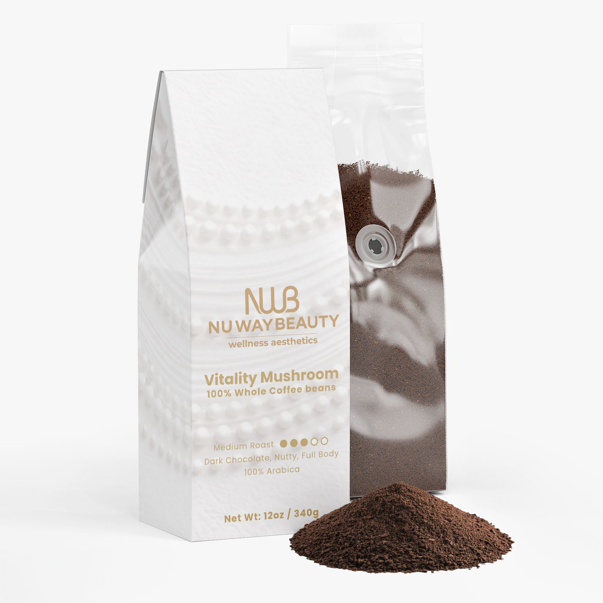 Vitality Mushroom Coffee (Medium Roast)